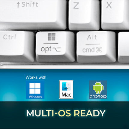 Adesso EasyTouch 680 Teclado Mecánico Retroiluminado Táctil 104 Teclas USB-C