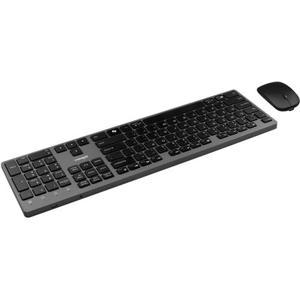 Adesso EasyTouch 730 Teclado con Ratón Negro con Conector USB-C y Llaves Scissor