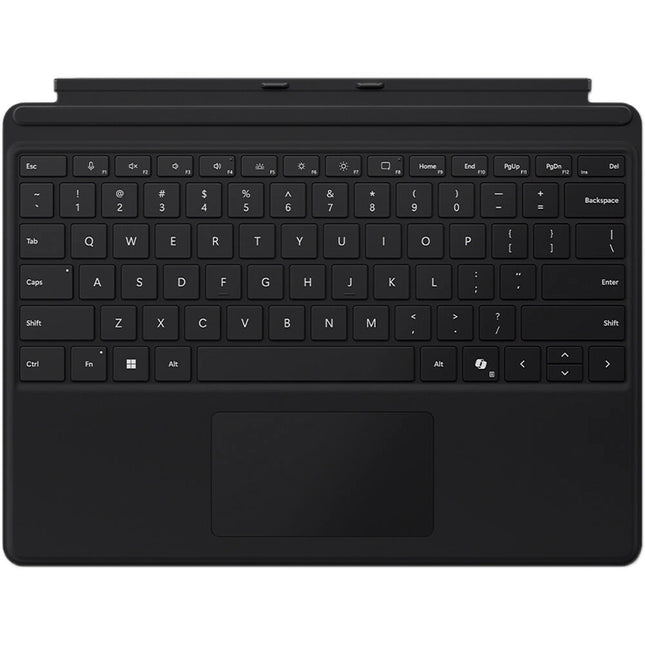 Microsoft Surface Pro Keyboard negro con teclas mecánicas retroiluminadas y touchpad grande
