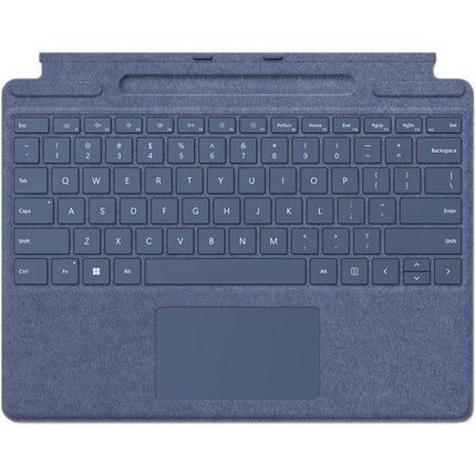 Microsoft Surface Pro Funda Teclado con Almacenamiento para Pen y Touchpad de Cristal Sapphire