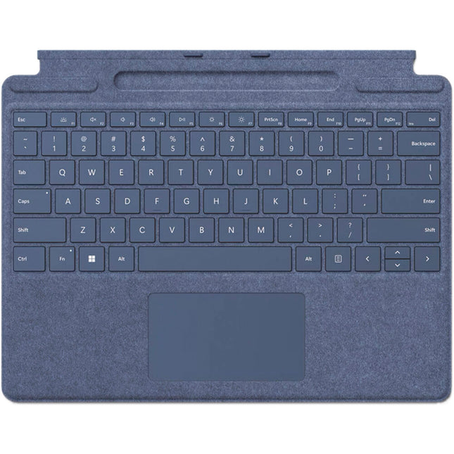 Microsoft Surface Pro Funda Teclado con Almacenamiento para Pen y Touchpad de Cristal Sapphire