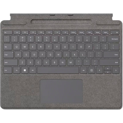 Microsoft Surface Pro Cover Teclado con Almacenamiento para Pen y Touchpad de Cristal
