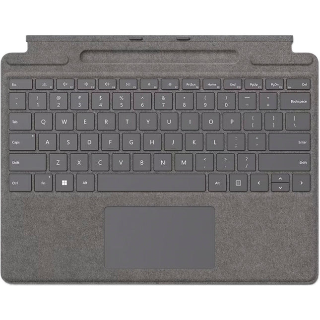 Microsoft Surface Pro Cover Teclado con Almacenamiento para Pen y Touchpad de Cristal