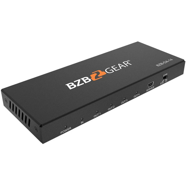 BZBGEAR 1x4 UHD 4K Divisor HDMI 4 Salidas HDMI 2.0b 18 Gb/s