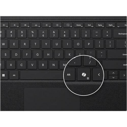Microsoft Surface Pro Funda Teclado con Almacenamiento y Carga para Pen Slim 2 Alcantara