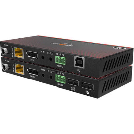 BZBGEAR UHD 4K60 Extensor KVM DisplayPort 1.2a Kit 328 pies USB