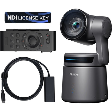 OBSBOT Tail Air Cámara PTZ 4K 4x Zoom Con Control Remoto Ethernet