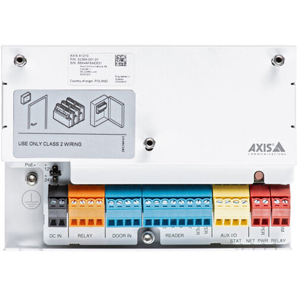 Axis Communications A1210 Controlador de Puerta en Red 250000 Credenciales 802.3at PoE