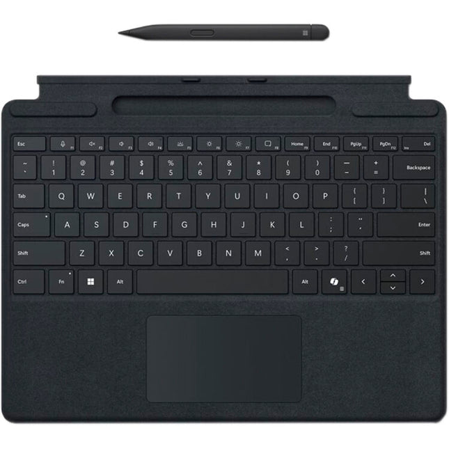 Microsoft Surface Pro Teclado con Slim Pen 2 y Almohadilla de Vidrio Negro
