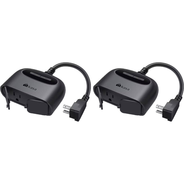 TP-Link EP40A Kasa Smart Enchufe Inteligente Exterior Wi-Fi IP64 2.4 GHz 2-Pack