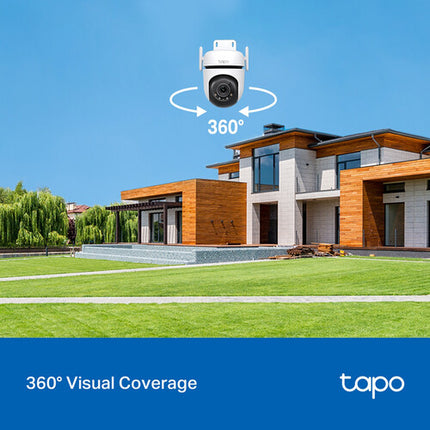 TP-Link Tapo C520WS Cámara de Seguridad Wi-Fi Outdoor 4MP 2560x1440 360° Pan Tilt 2 Pack
