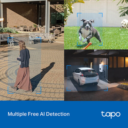 TP-Link Tapo C520WS Cámara de Seguridad Wi-Fi Outdoor 4MP 2560x1440 360° Pan Tilt 2 Pack