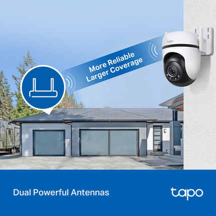 TP-Link Tapo C520WS Cámara de Seguridad Wi-Fi Outdoor 4MP 2560x1440 360° Pan Tilt 2 Pack