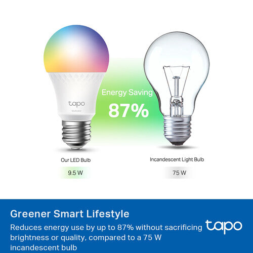 TP-Link Tapo L535E Bombilla Inteligente Wi-Fi 1100 Lúmenes Dimmable 4-Pack