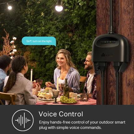 TP-Link EP40M Enchufe Exterior Wi-Fi Dual Control 2.4 GHz IP64