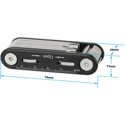 CAMVATE Multi-Herramienta Plegable con 6 Llaves Allen y Destornilladores