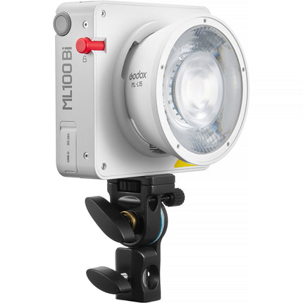 Godox ML100Bi Luz LED Bicolor Portátil 3670 Lux 2800-6500K con Reflector de Lente 15°