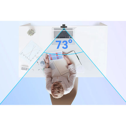 EMEET SmartCam C60E Webcam 4K UHD 90 fps Ángulo 73° con Cubierta Privacy