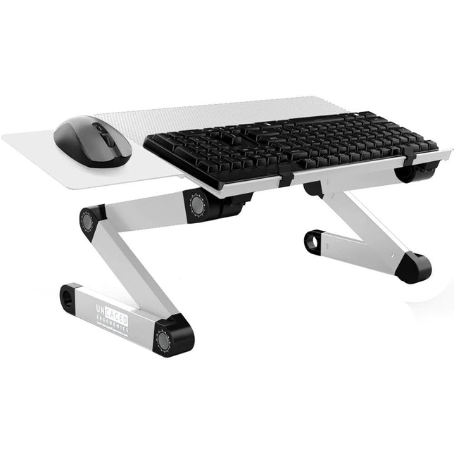 Uncaged Ergonomics WorkEZ Soporte para Teclado Plata Panel 18 Pulgadas Ajustable Altura 18 Pulgadas