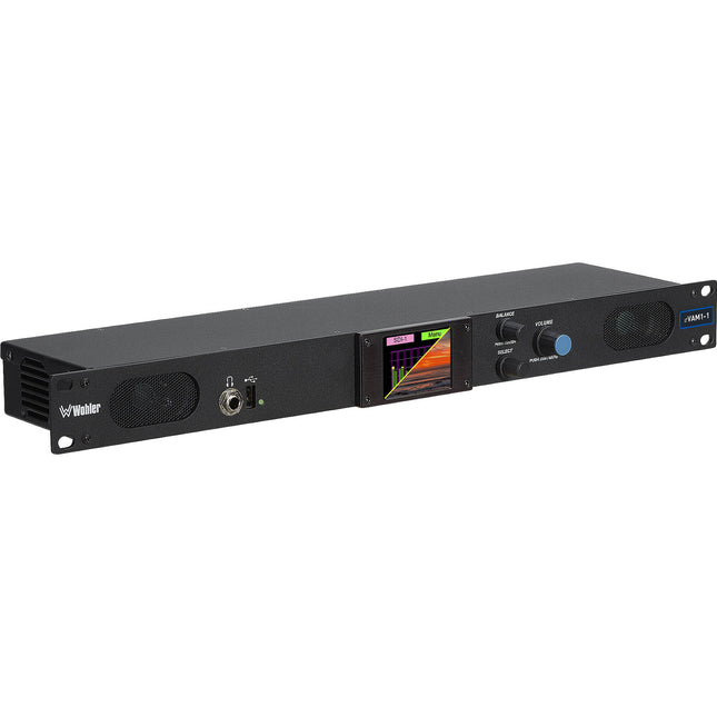 Wohler eVAM1-1 Monitor de Audio y Video 16 Canales Pantalla 2.4" LCD Táctil