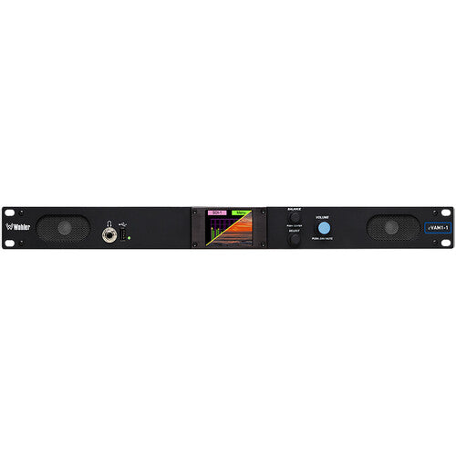 Wohler eVAM1-1 Monitor de Audio y Video 16 Canales Pantalla 2.4" LCD Táctil