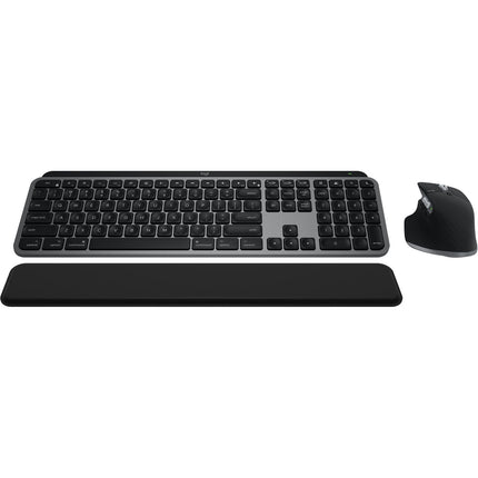 Logitech MX Keys S Teclado Inalámbrico y MX Master 3S Mouse para Mac Combo Kit con Palm Rest Gris Espacial Bluetooth 8000 dpi