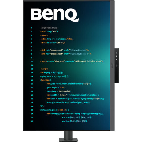 BenQ RD280UA Monitor 28.2" UHD 4K+ 3840x2560 60Hz HDR con Ergo Arm