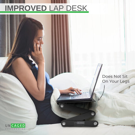 Uncaged Ergonomics WorkEZ Soporte para Laptop Ajustable hasta 18" Negro