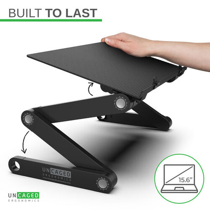 Uncaged Ergonomics WorkEZ Soporte para Laptop Ajustable hasta 18" Negro