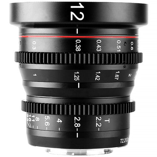 Meike Super 35 Mini Prime T2.2 Kit 5 Lentes 10 25 35 50 85mm con Estuche para Canon RF