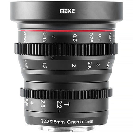 Meike Super 35 Mini Prime T2.2 Kit 5 Lentes 10 25 35 50 85mm con Estuche para Canon RF