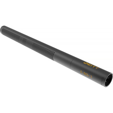 Deity Microphones S-Mic 3 Micrófono Shotgun Resistente al Clima con Estuche de Madera