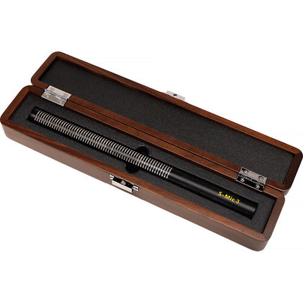 Deity Microphones S-Mic 3 Micrófono Shotgun Resistente al Clima con Estuche de Madera