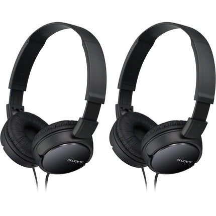 Sony MDR-ZX110 Auriculares On-Ear 30mm 12Hz-22kHz Negro 2-Pack