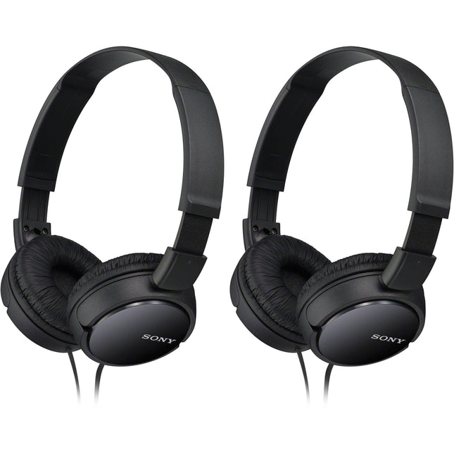 Sony MDR-ZX110 Auriculares On-Ear 30mm 12Hz-22kHz Negro 2-Pack