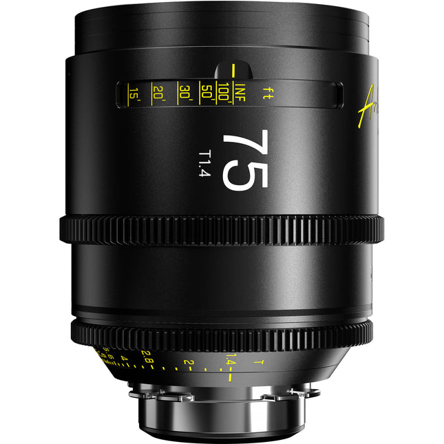 DZOFilm Arles 75mm T1.4 Objetivo Cine Prime Full Frame PL Mount