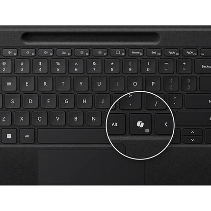 Microsoft Surface Pro Flex Keyboard Teclado Bluetooth Alcantara Negro