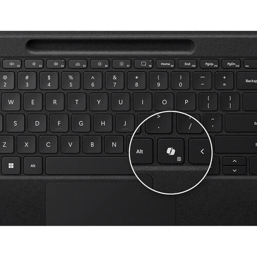 Microsoft Surface Pro Flex Keyboard Teclado Bluetooth Alcantara Negro