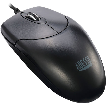 Adesso iMouse M6 Ratón Óptico USB con Rueda Scroll y Cable 1.8m Negro