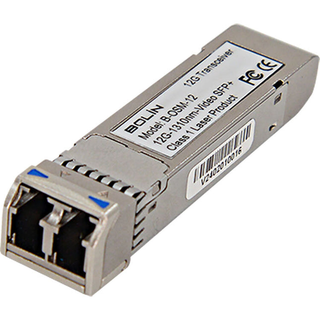 Bolin Technology 12G-SDI SFP Transceptor para Cámaras PTZ con Fibra Monomodo 6.2 Millas 1310nm