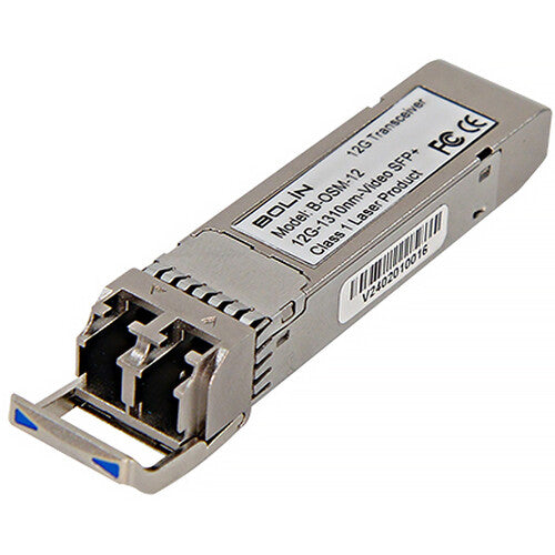 Bolin Technology 12G-SDI SFP Transceptor para Cámaras PTZ con Fibra Monomodo 6.2 Millas 1310nm