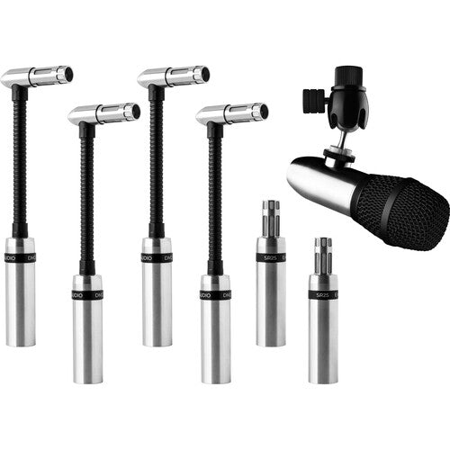 Earthworks DK7 Gen 2 Kit de Micrófonos para Batería con 7 Piezas y Estuche SKB