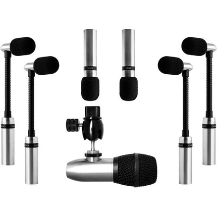 Earthworks DK7 Gen 2 Kit de Micrófonos para Batería con 7 Piezas y Estuche SKB