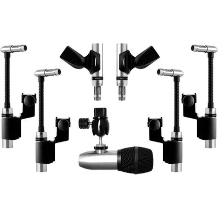 Earthworks DK7 Gen 2 Kit de Micrófonos para Batería con 7 Piezas y Estuche SKB