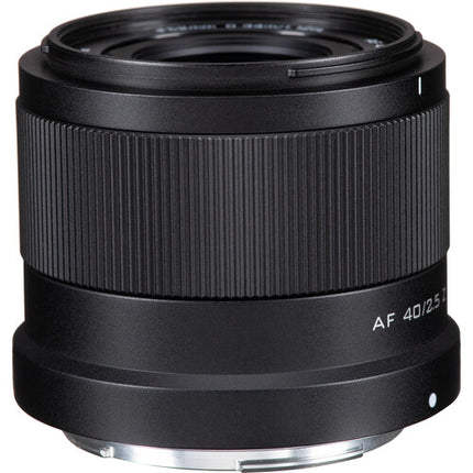 Viltrox AF 40mm f/2.5 Z Objetivo Nikon Z distancia mínima 1.1'