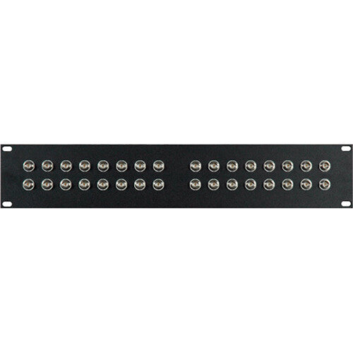 My Custom Shop Panel de Passthru 32 Puertos 12G-SDI BNC 2 RU con Conectores Canare