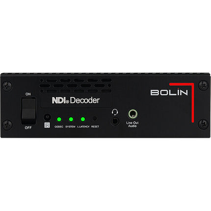 Bolin Technology Decodificador NDI Alta Banda 4K60 HDMI 2.0 12G-SDI