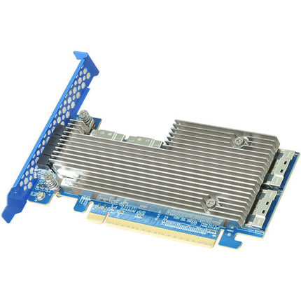 HighPoint Rocket 1528D Adaptador PCIe Gen4 x16 a 4 SlimSAS x8 NVMe 32GBs