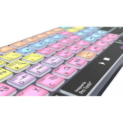 Logickeyboard TITAN Teclado inalámbrico para Avid Pro Tools Mac Bluetooth USB-C backlit