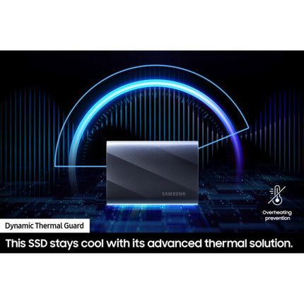 Samsung 4TB T9 SSD portátil 2000 MB/s USB-C con soporte MagSafe